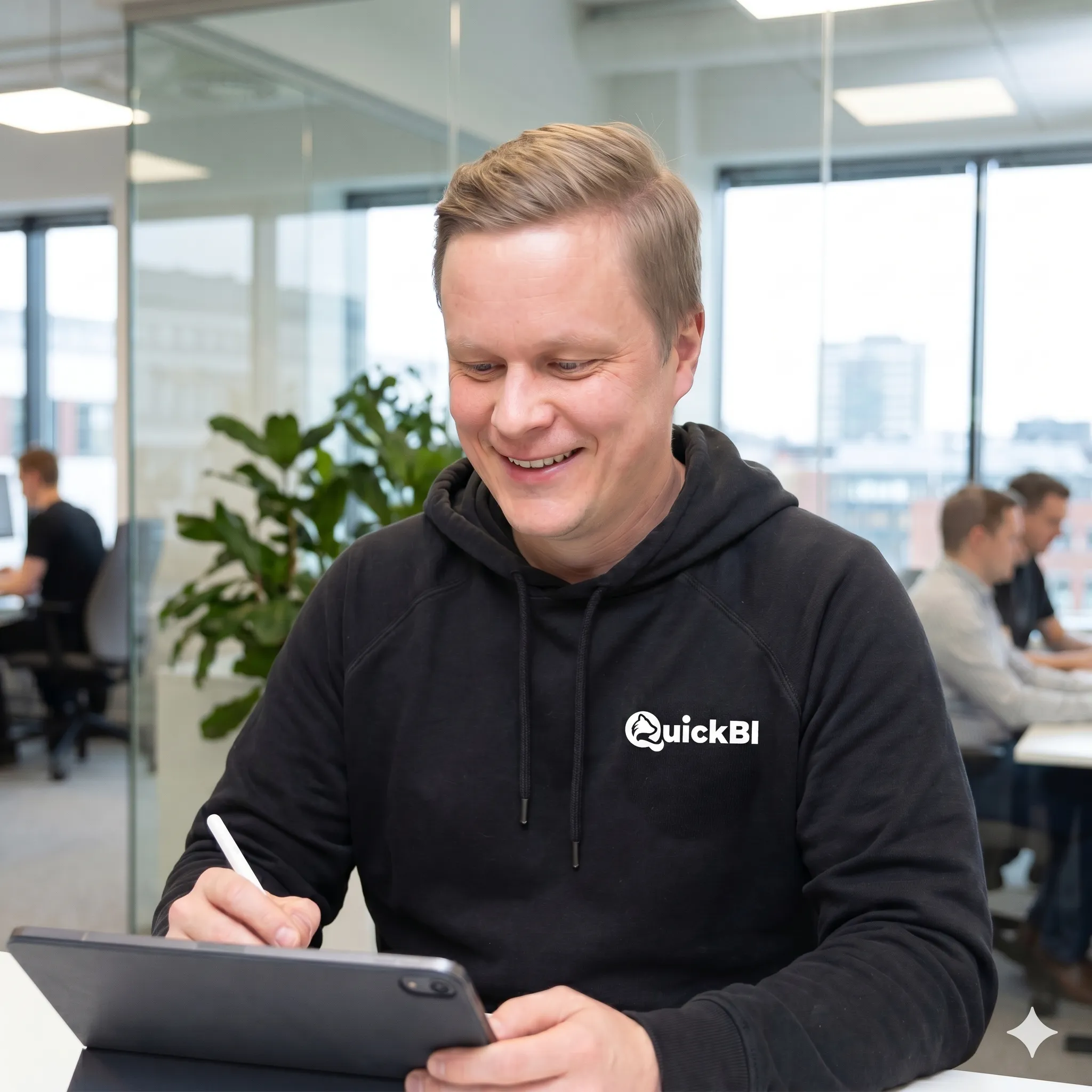 Antti working